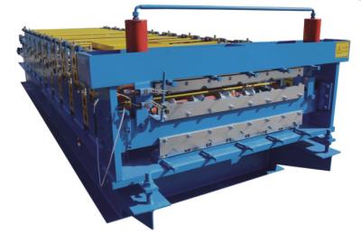 China 7.5KW Color Steel Roll Forming Machine 1200mm Double Layers for sale