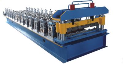 China ISO Glazed Tile Roll Forming Machine 4m/min Hydraulic Guide Column for sale