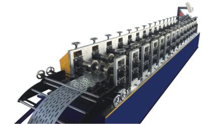 China 10m/min Cable Tray Roll Forming Machine 15.5KW 18 Steps for sale