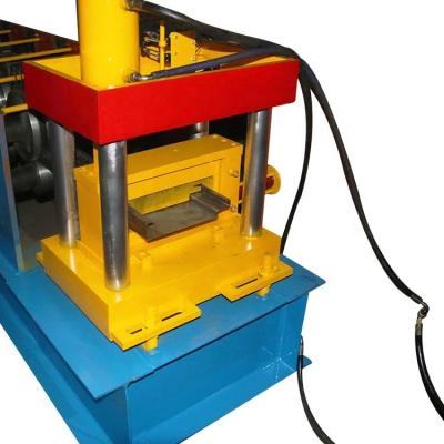 China Yellow Steel Door Frame Making Machine Cr12 Hydraulic Cutting for sale