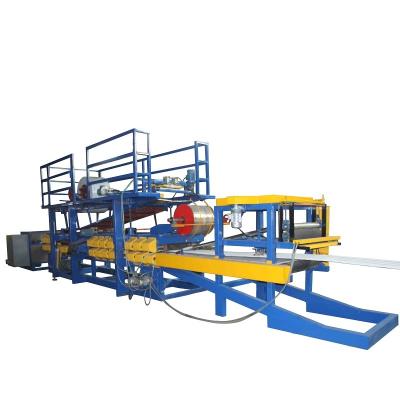 China PU Sandwich Panel Roll Forming Machine 28KW Production Line for sale