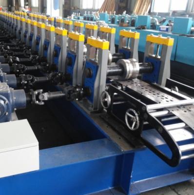 China 20m/min Sheet Metal Roll Forming Machines Hydraulic Shelf Pallet for sale