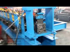 Metal Shelf Storage Rack Roll Forming Machine 3T 12m/min