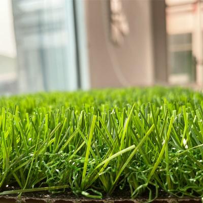 China Synthetisches Gras für Garten-die künstliche Rasen-Gras-Landschaftsgestaltung des Garten-35MM zu verkaufen