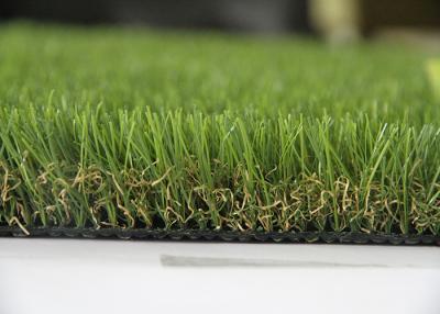 China Landscape Artificial Grass , Landscaping Fake Grass V Shape Yarn 20mm - 60mm for sale