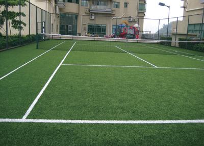 China Grama sintética reencadernada reta do tênis do suporte, relvado artificial do campo de tênis à venda