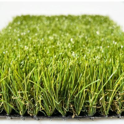 China Profesional Artificial Synthetic Grass Roll Garden Fake Turf 2'' Pile Height for sale