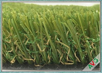 China Field Green V Shaped Garden Artificial Grass For Garden / Residential 35 mm Height for sale