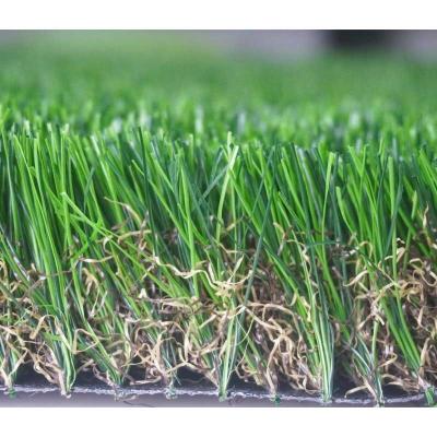 China Sturdy Synthetic Green Turf Carpet Roll Landscape Grass Wave 124 Code for sale