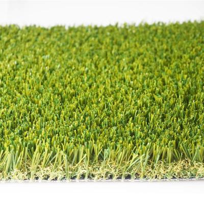 中国 No Glare Tennis Synthetic Grass Olive Curved Silk Yarn Shape 販売のため