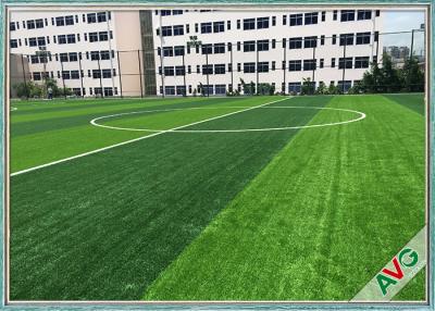 China Olive Shape Football Field Soccer Artificial Grass Anti UV 2 / 4 / 5m Roll Width for sale