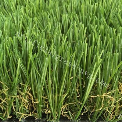 China Silky Soft Monofilament PE + Curly PP Outdoor Artificial Turf / Artificial Grass Carpet Rug for sale