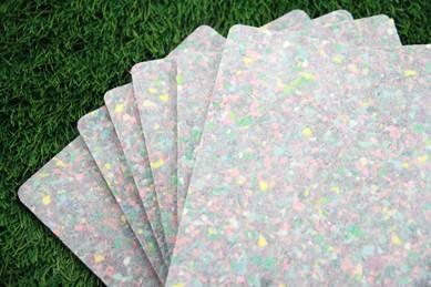 China High Absortion SPU 20mm Synthetic Turf Shock Pad for sale