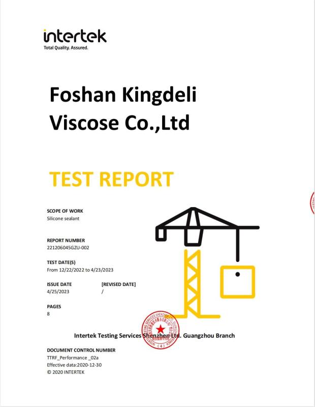 ASTM C920-2018 - Foshan Kingdeli Viscose Co., Ltd.