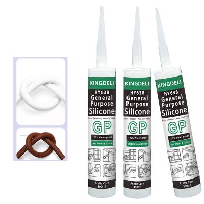 China Waterproof Silicone Glass Glue , Clear Silicone Sealant For Caulking for sale