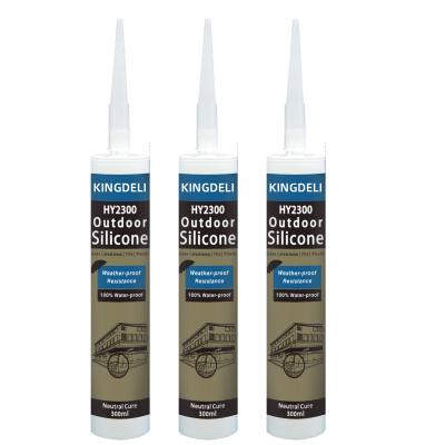 China General Transparent Neutral Silicone Sealant For Metal Aluminum for sale