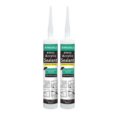 China Low Odor Acrylic Silicone Sealant Waterproof GP General For Calking for sale