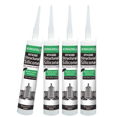 China Neutral Waterproof Clear Silicone Sealant For Construction Structural Bonding for sale