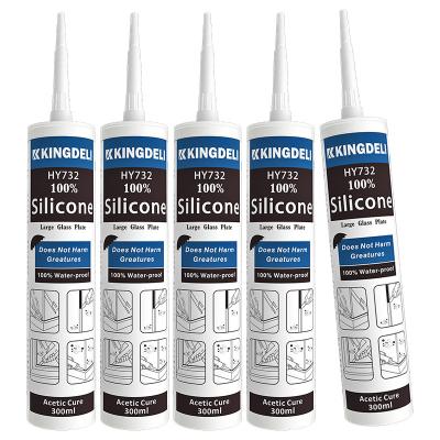 China 300ml General Purpose Silicone Sealant Excellent Adhesion Glue And Sealant For Glass for sale