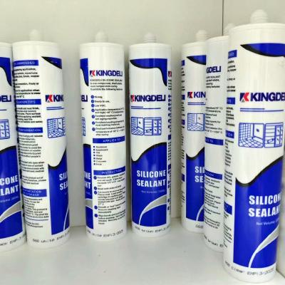 Китай Acetic Clear Adhesive Bonding Window And Door Silicone Sealant Waterproof продается