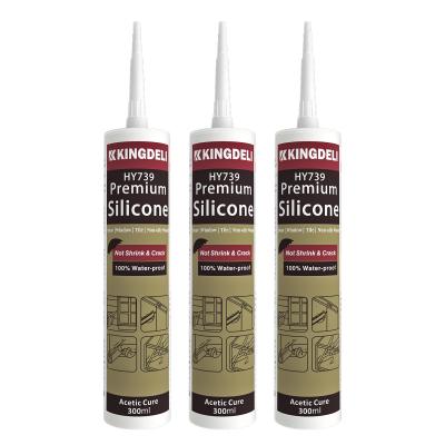 Chine 280g Silicone Sealant Adhesive Seal Bond Gp Clear For Construction à vendre