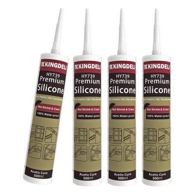 China Buy Acetic One Component Low Odor Quick Dry Silicone Sealant For Roofing zu verkaufen