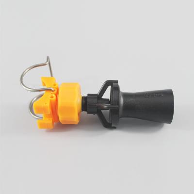 China Machinery Repair Shops Adjustable Ball Nozzle with Clip Eyelet and Plastic Nozzle Clamp for sale