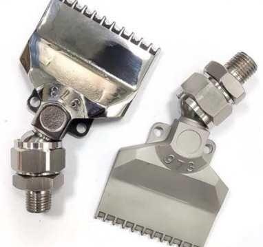China SS wide air jet nozzle with two lugs 973 ss air nozzles 973 air jet nozzle for sale