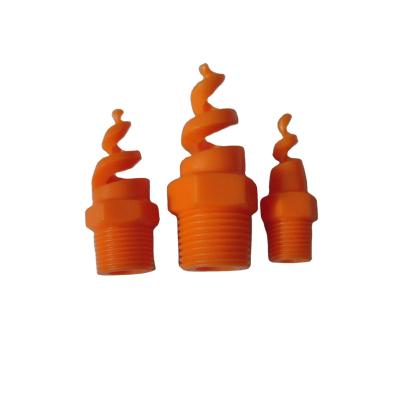 China Plastic Full Cone Spiral Jet Spray Nozzle HSJ Thread Size 1/8 Ideal for Food Beverage for sale