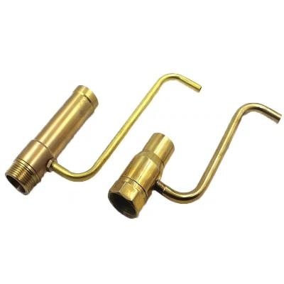 China gushing fountain nozzle with pipe( spring nozzle)brass fountain nozzle for sale
