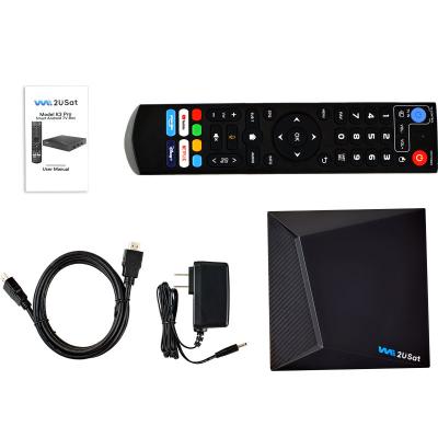 Quality Custom Android IPTV Box 4K HD 2.4G/5G WIFI BT5.0 2G Ram 8G We2u K3 Pro for sale