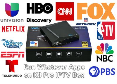 Quality 2GB RAM Android IPTV Box OTT Streaming HD 4K 1080P No Monthly Fee for sale