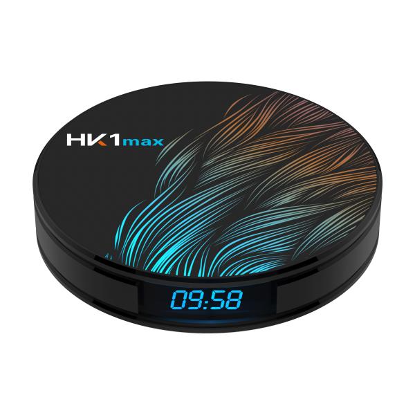 Quality Android 4k IPTV Set Up Box HK1 MAX RK3318 Smart TV Box With Digital Display for sale