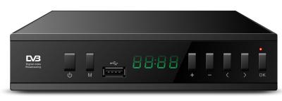 China FAT12 FAT32 DVB T2 HEVC H.265 Set Top Box Subtitle Telex DVB-C Cable Receiver for sale