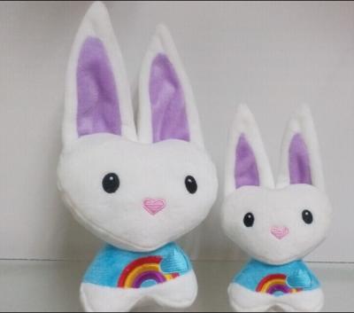 China 3 pulgadas rellenaron el servicio del OEM de los juguetes del conejito/del conejo de pascua de la felpa, juguetes de las aduanas solamente para la demostración en venta