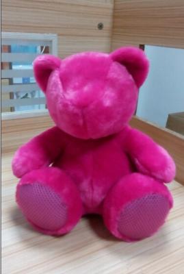 China Stuffed Plush Voice Device Purple Music Teddy Bear with /without head moving for sale