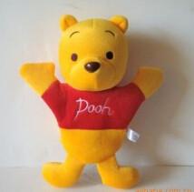 China Stuffed Plush Toys The Pooh Hand Puppets for sale