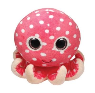 China Stufffed Plush Sea Animal Toys Stuffed Octopus with color eyes for sale