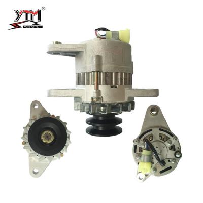 China Double Pulley Electric Alternator Motor 6BD01 ISUZU NK207 0 - 33000 - 6550 for sale