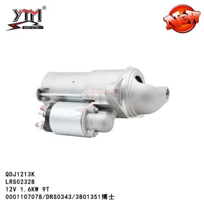 China De Startmotor 12V 1.6KW 9T 0001107078 DRS0343 3801351 van QDJ1213K LRS02328 Toyota Yaris Te koop