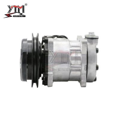 China KOBELCO 60 SK-60 12V Electric Air Conditioning Compressor HS053 7H15 SINGLE WHEEL for sale