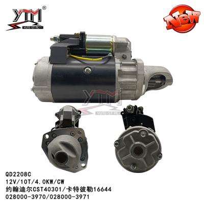 중국 Re43266 0280003970 16644를 위한 Cst40301 12V 10t 4.0 kw 엔진시동기 모터 판매용