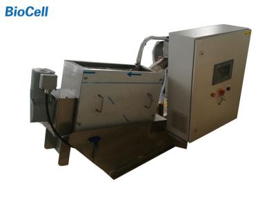 China 12kg/H Screw Press Dewatering Machine 0.6m3/H Sludge Filter Press Machine for sale