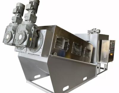 China Automatic Screw Sludge Dewatering Machine SS316L Screw Press Wastewater Treatment for sale
