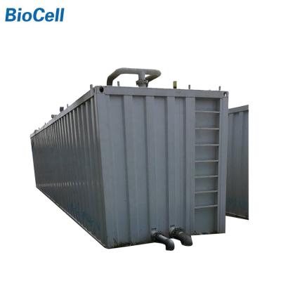 China 1.5kw Stable MBBR Wastewater Treatment Plant 2.4m Poultry Processing Wastewater Treatment for sale
