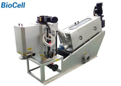 China Máquina de la prensa de filtro de tornillo de 1.9KW SS316 para la desecación del barro en venta