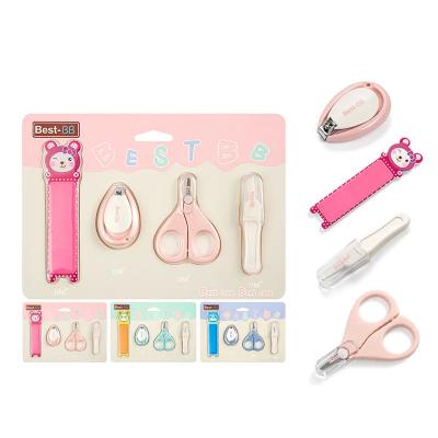 China Manicure Newborn Nail Kit Blue Toe Nail Clipper Kit For Babies Customized for sale