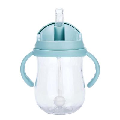 China Custom Infant Sippy Cup Anti Choke Silicone Straw Cup No Toxic en venta