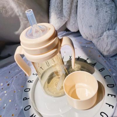 China Customized Drinking Straw Cup 300ml Baby Water Cup Drinking Bottle for sale