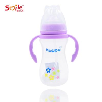 Chine BPA Free Silicone Feeding Bottle Anti Fall With Temperature Sensing à vendre